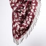 Szal ETHNO 54 czekoladowy