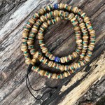 MALA buddyjska kość yaka 20 bursztynowa