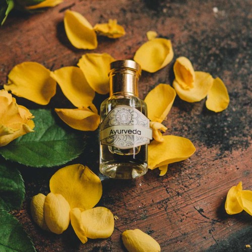 indyjskie perfumy w olejku ajurweda sandałowo kwiatowe
