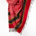 Szal ETHNO 41 czerwony