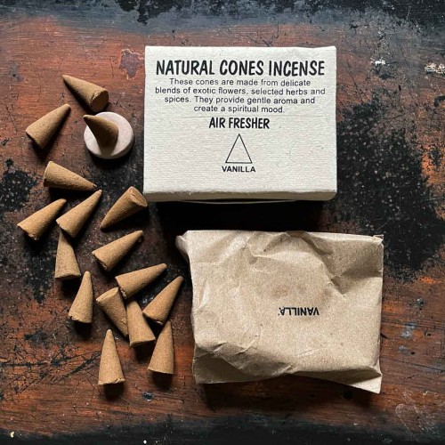 kadzidełka waniliowe stozkowe