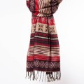 szal etno boho z wzorami