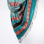 Szal ETHNO 65 turkusowy