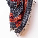 Szal ETHNO 67 czarny