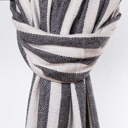 szal damski meski unisek kaszmirowy welniany paski