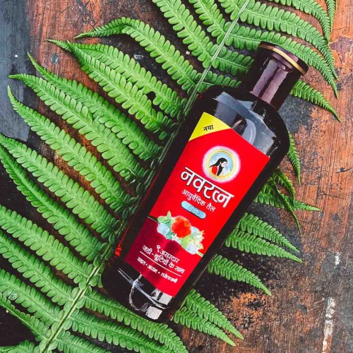 ajurwedyjski ziolowy olejek do masazu ciala i skory glowy