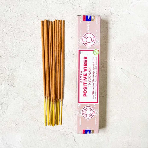 kadzidelka indyjskie na patyczkach positive vibes