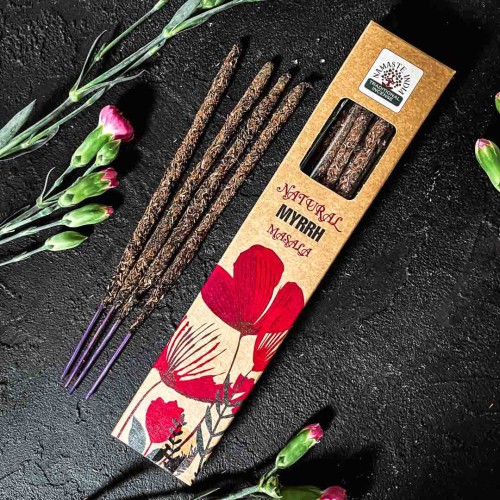 naturalne indyjskie kadzidelka botaniczne mirra