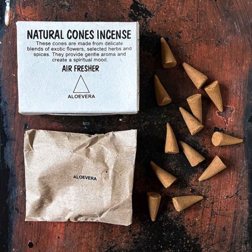 kadzidelka zapachowe w stozkach aloes aloe vera