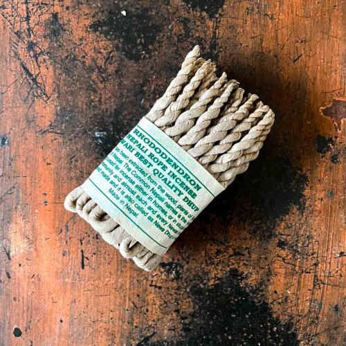 naturalne ziolowe kadzidla sznurkowe rododendron