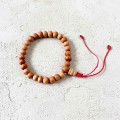 drewniana buddyjska bransoletka boho z nepalu regulowana