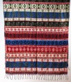 damski szal kocyk w kolorowe wzory etno boho