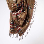 Szal ETHNO 27 bursztynowy