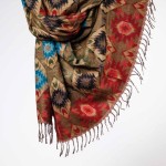 Szal ETHNO 43 bursztynowy