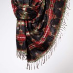 Szal ETHNO 47 czarny