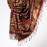 Szal ETHNO 47 bursztynowy