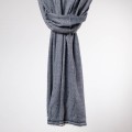 damski elegancki szal kaszmirowy welniany w jodelke