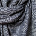 damski elegancki szal kaszmirowy welniany w jodelke