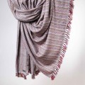 damski szal koc boho oversize kaszmirowy welniany