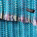 damski szal kaszmirowy welniany boho oversize turkusowy