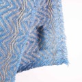 damski szal z kaszmiru welny oversize blekitny