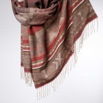 Szal DHAKA z domieszką kaszmiru 17