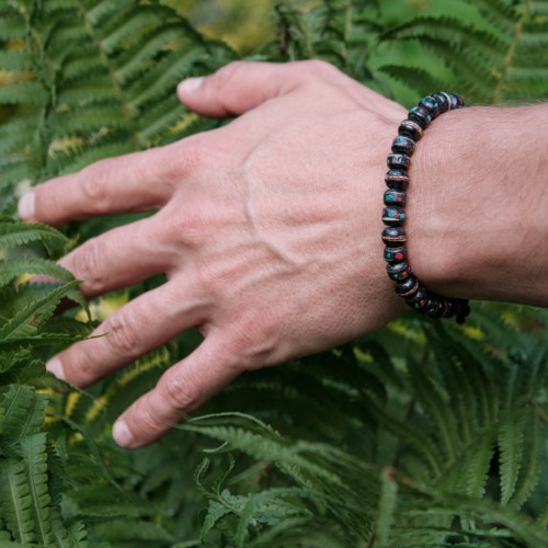 nepalska buddyjska bransoletka etno boho na sznurku damska meska uniseks regulowana