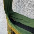 indyjska bawelniana torba boho hippie etno na ramie festiwalowa zielona zolta