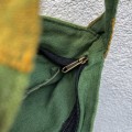 indyjska bawelniana torba boho hippie etno na ramie festiwalowa zielona zolta