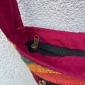 indyjska bawelniana torba boho etno hippie na ramie festiwalowa pomaranczowo zielona burgundowa