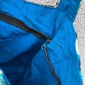 indyjska bawelniana torba boho etno hippie na co dzien na plaze festiwalowa na ramie turkusowa zielona we wzory