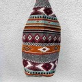 indyjska bawelniana torba we wzory hippie boho etno na ramie, na plaze, na zakupy, shopperka, wisniowa