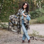 Szal ETHNO 03 zielony 