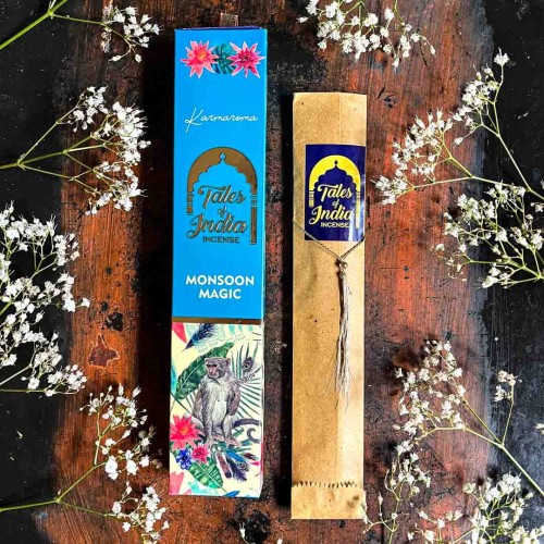 indyjskie kadzidla kadzidelka zapachowe na patyczkach do jogi do medytacji monsoon magic