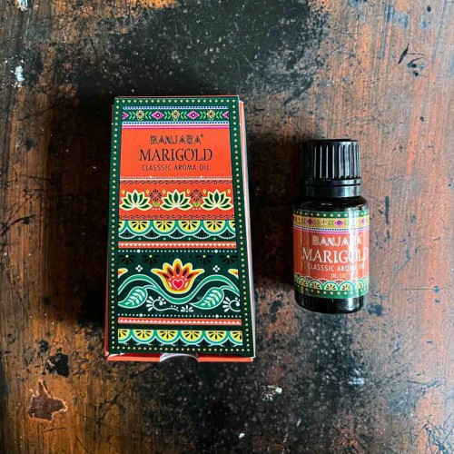 indyjski olejek zapachowy do kominkow aromaterapii dyfuzorow marigold nagietek kwiatowy ziolowy 10 ml
