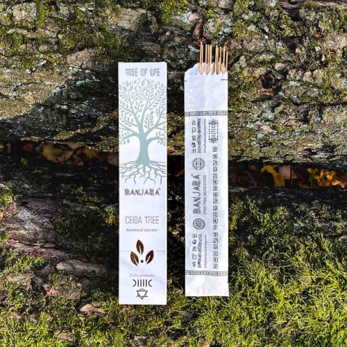 indyjskie kadzidla kadzidelka zapachowe botaniczne do jogi do medytacji drzewo zycia ceiba kwiatowe