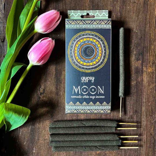 IMG_2386-2.jpgnaturalne indyjskie grube kadzidla kadzidelka do jogi do medytacji na patyczku gypsy normadic  moon  biala szalwia