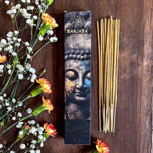 indyjskie kadzidelka kadzidla zapachowe na patyczku do jogi medytacji budda rumianek lawenda ziolowe kwiatowe