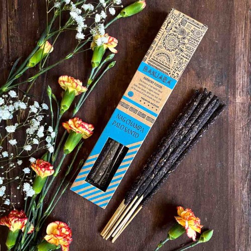 naturalne indyjskie kadzidla kadzidelka botaniczne palo santo nag champa do jogi do medytacji na spokoj stres