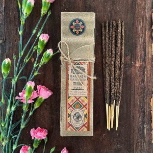 Indyjskie kadzidełka MIRRA naturalna żywica na patyczku