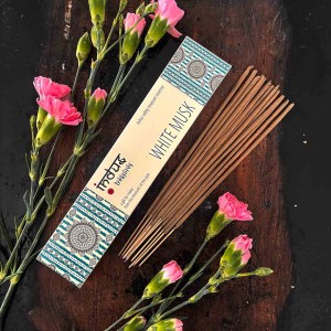 Indyjskie kadzidełka zapachowe BIAŁE PIŻMO Indus Valley