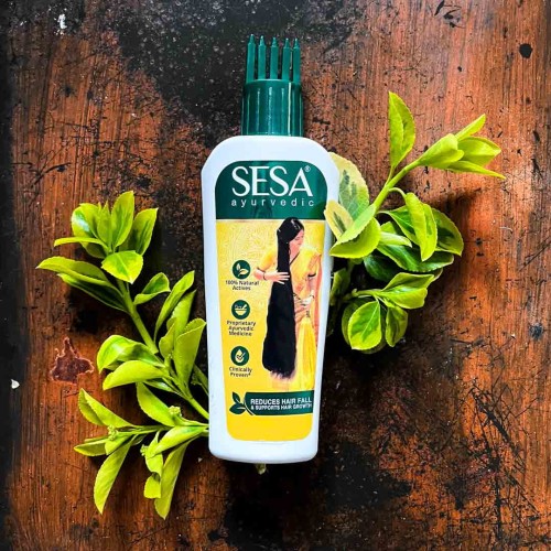 ajurwedyjski ziolowy olejek do wlosow wypadajacych sesa 180 ml